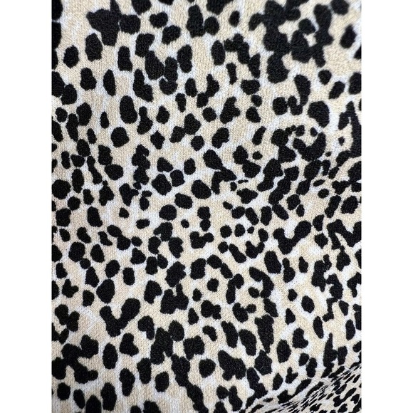 Melloday Cheetah Print Balloon Sleeve Top Women's Size 1X - Picture 3 of 7
